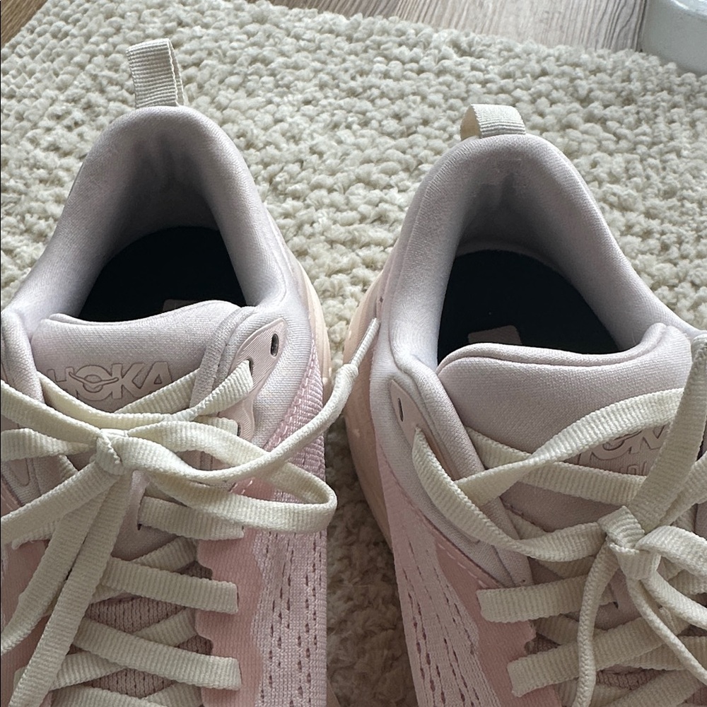 Hoka Light Pink Athletic Sneakers - Picture 5 of 7